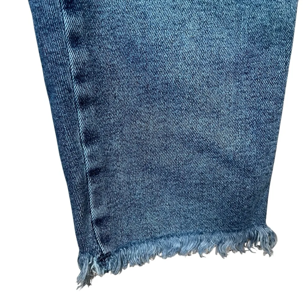 We The Free Free People High Rise Cropped Ankle Jeans Medium Wash Womens Size 31 - Image 4