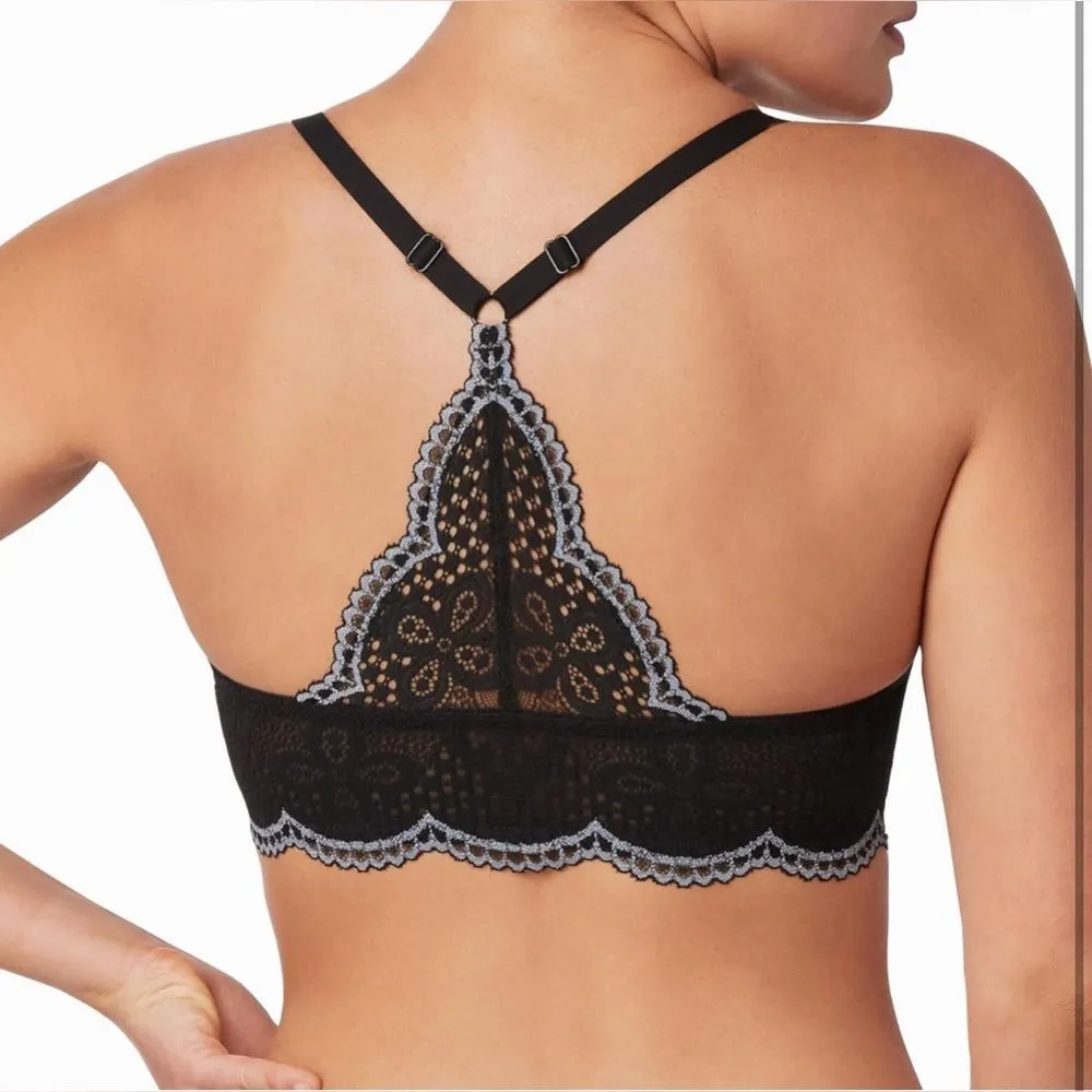 Maidenform T-shirt Bra Lightly-lined Underwire Racerback Black (303) - Image 3