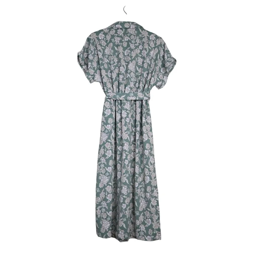 Lucky Brand Women's M Floral Belted Midi Dress - Image 2
