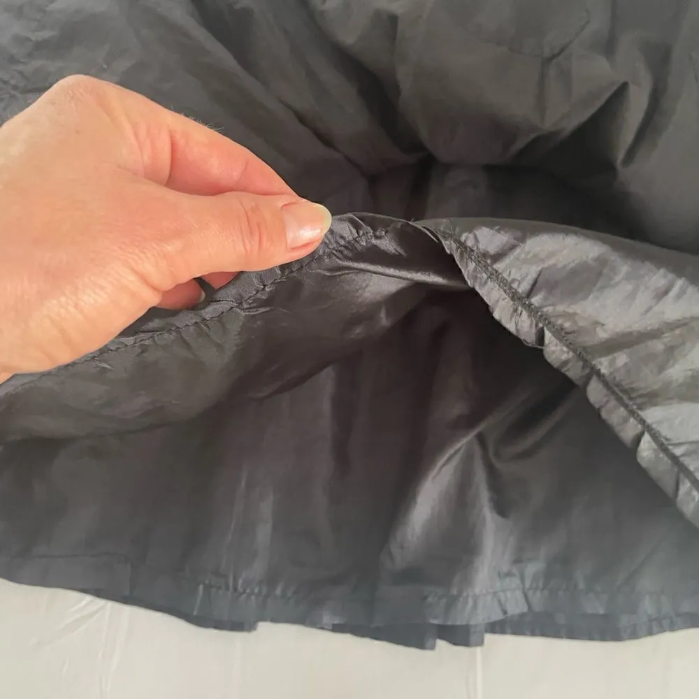 Cotton skirt Black - Image 3