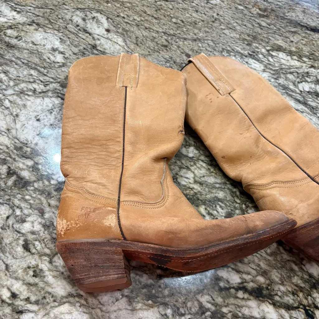 Womens Well Worn Frye Boots - Image 2