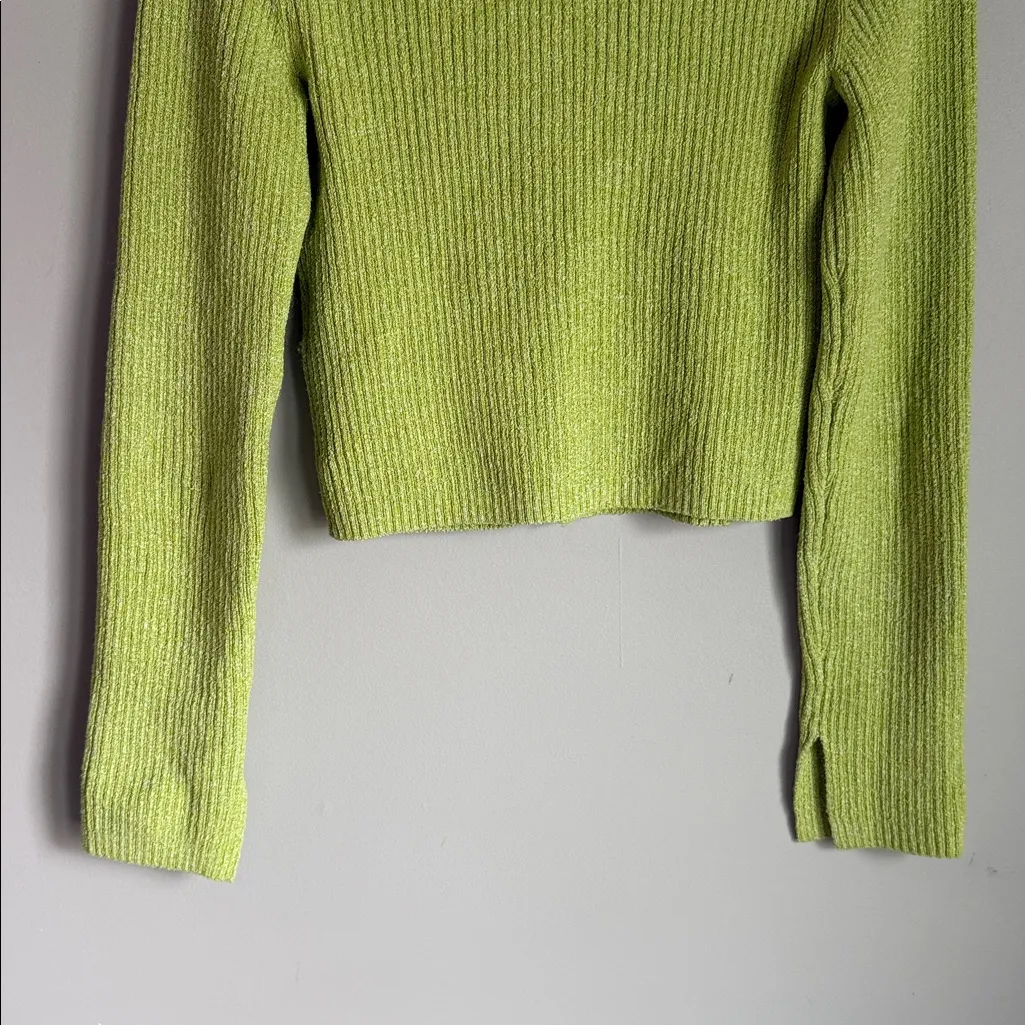 Apparis Brittney Ribbed Cardigan Green Size M - Image 9