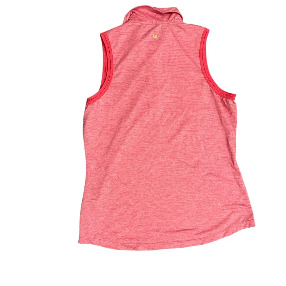 EP Pro collared polo golf tank sports pink sleeveless athletic top medium women - Image 3