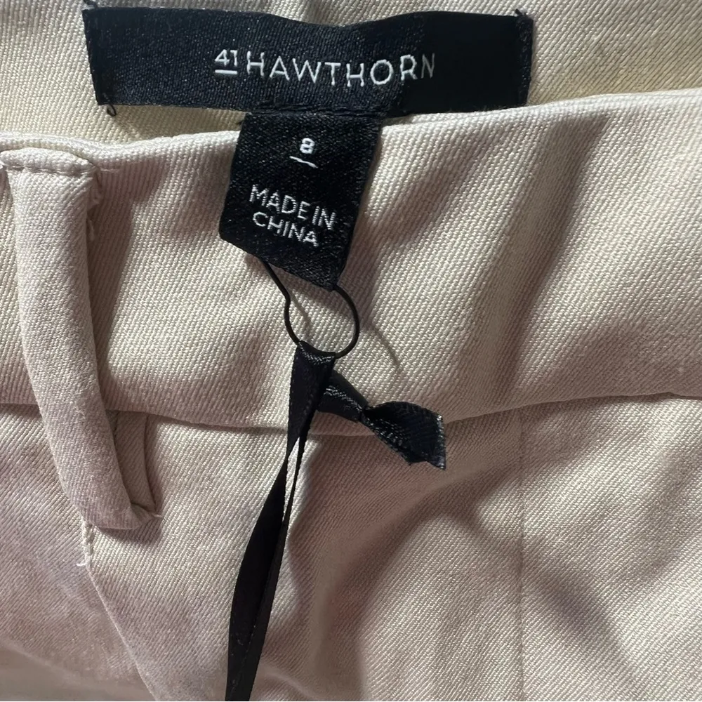 NWT Stitch Fix 41 Hawthorn Becca High Rise Pleated Shorts Size 8 NEW - Image 7