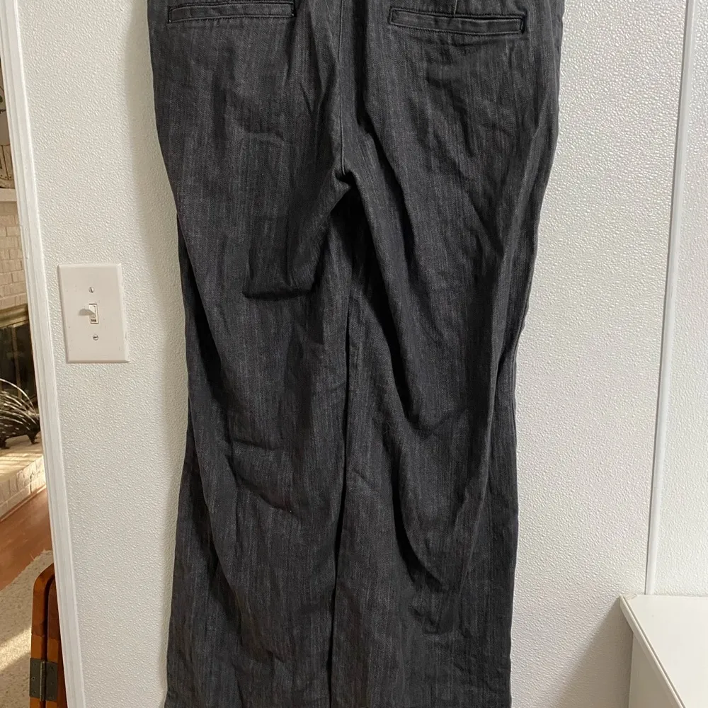 NWT wide leg black washed jeans Size 14 - Image 2