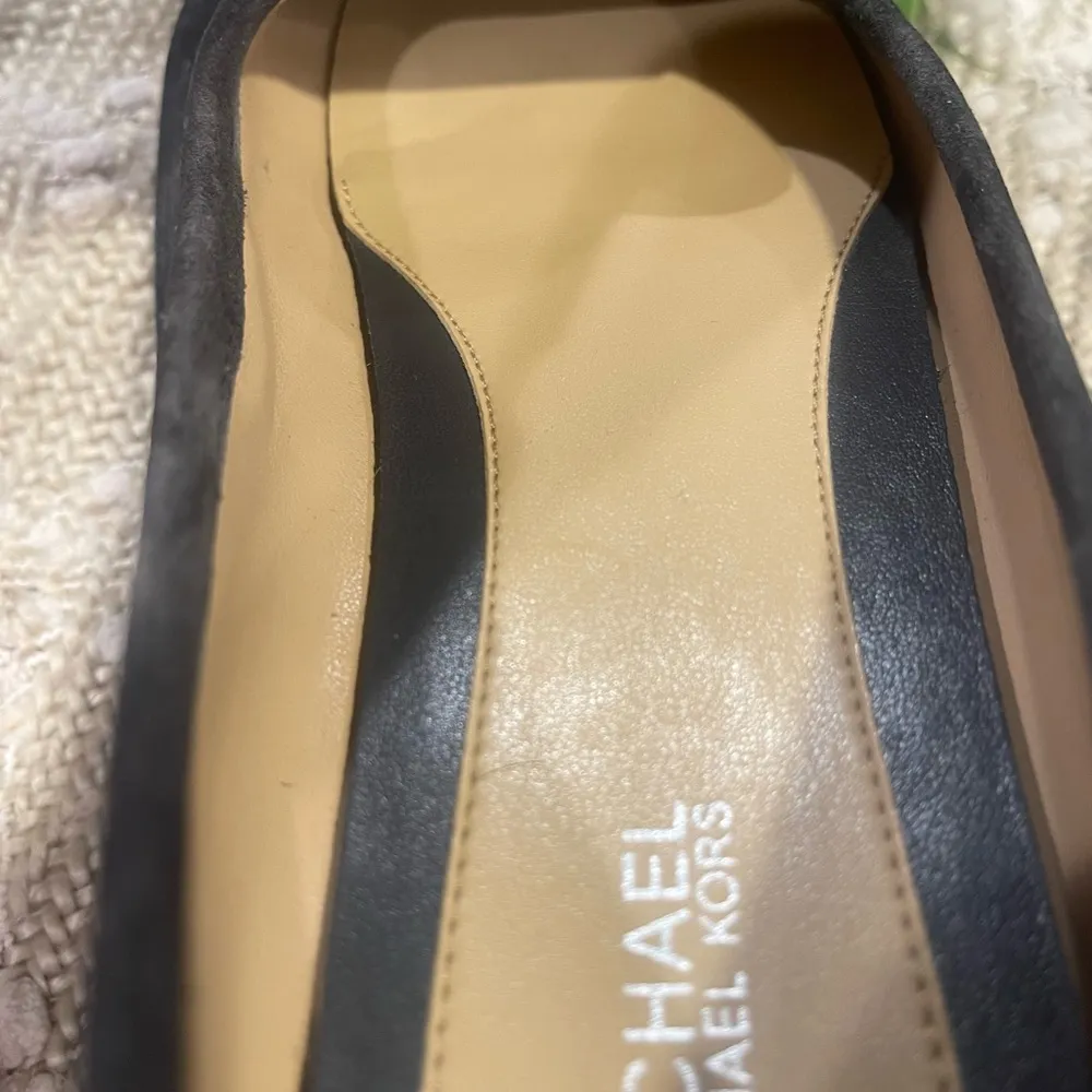 Michael Kors Caroline MOC Moccasin Flat Suede Gray Size 7.5 - Image 6