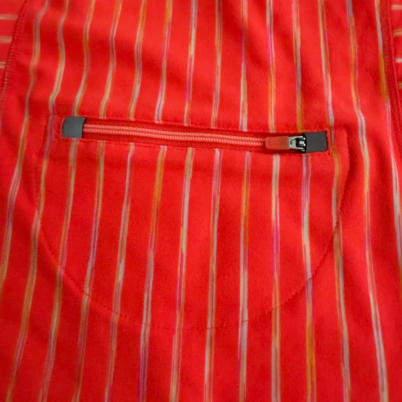 Athleta Pink Stripe Half-zip Jacket-S - Image 5