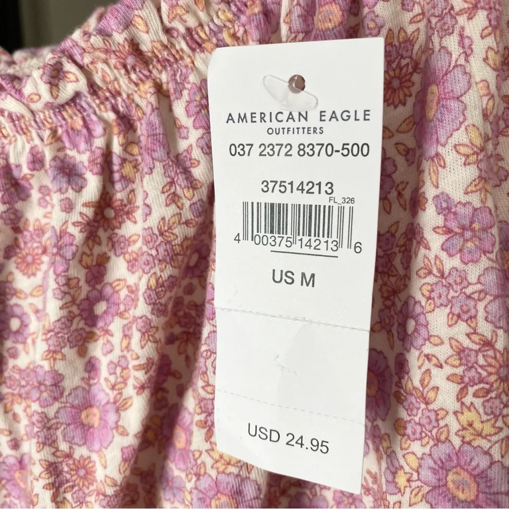 NWT American Eagle Floral Off The Shoulder Top - Image 4