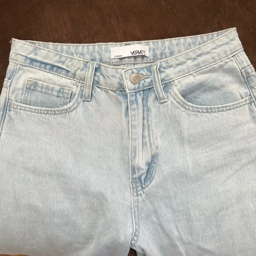 VERVET LOS ANGELES Light Blue Distressed Women's Jeans Size 26 - Image 4
