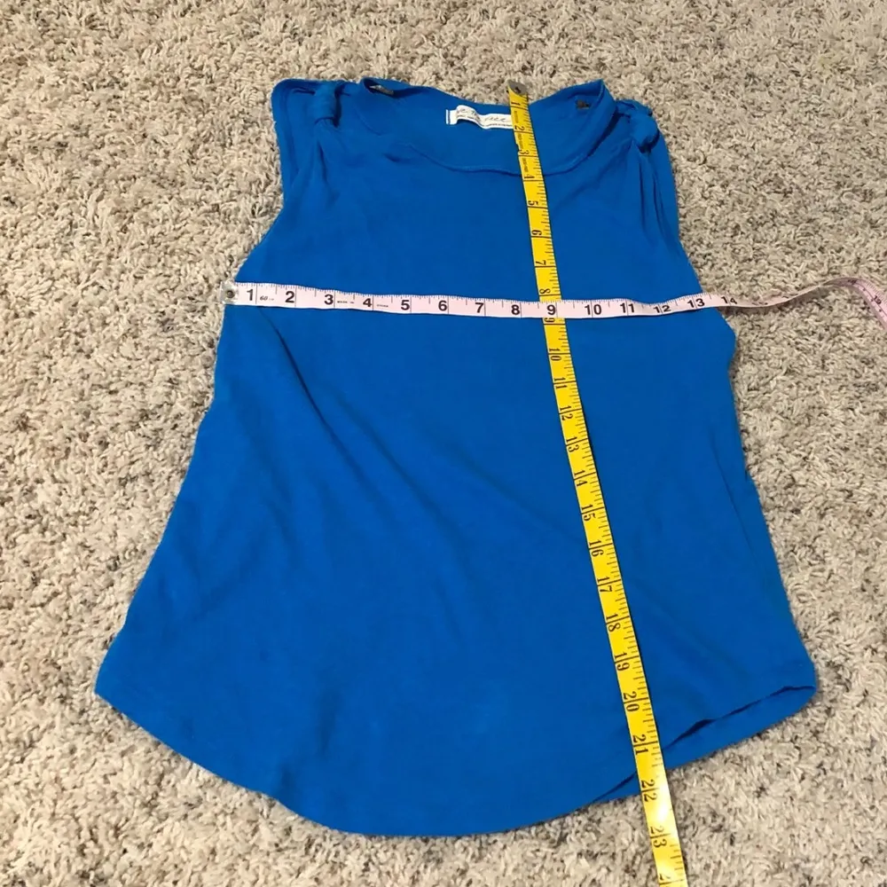 Free People We The  blue pullover tank top small - Image 3