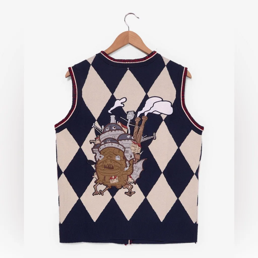 Studio Ghibli Howl's Moving Castle Women's Sweater Vest - Image 2