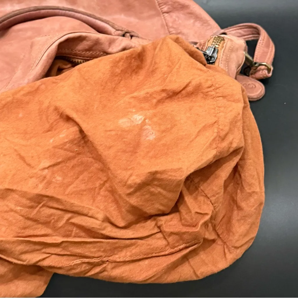 MONI MONI Cinzia Moniaci Brown Italian Leather Studded Splendor Tote Satchel Bag - Image 11