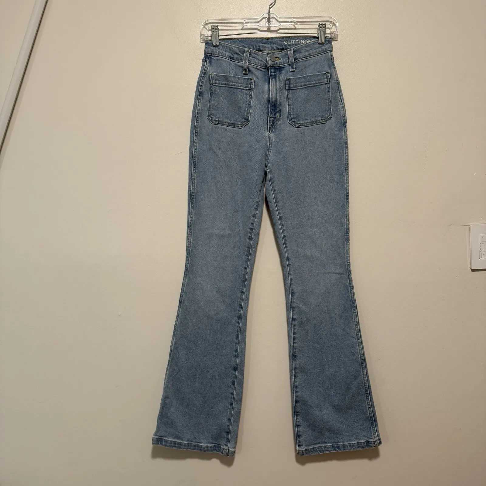 Outerknown Paramour Flare High Rise Echo Wash Jeans Size 26 - Image 3