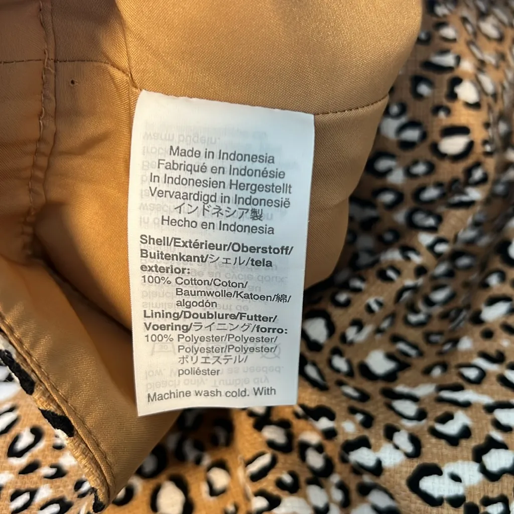 J. Crew Woven Leopard Print Pencil Skirt, 6 - Image 6