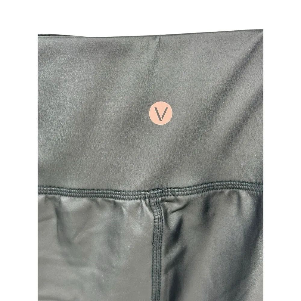 Livi Lane Bryant Moto Faux‎ Leather Leggings Size 22/24 Black - Image 6