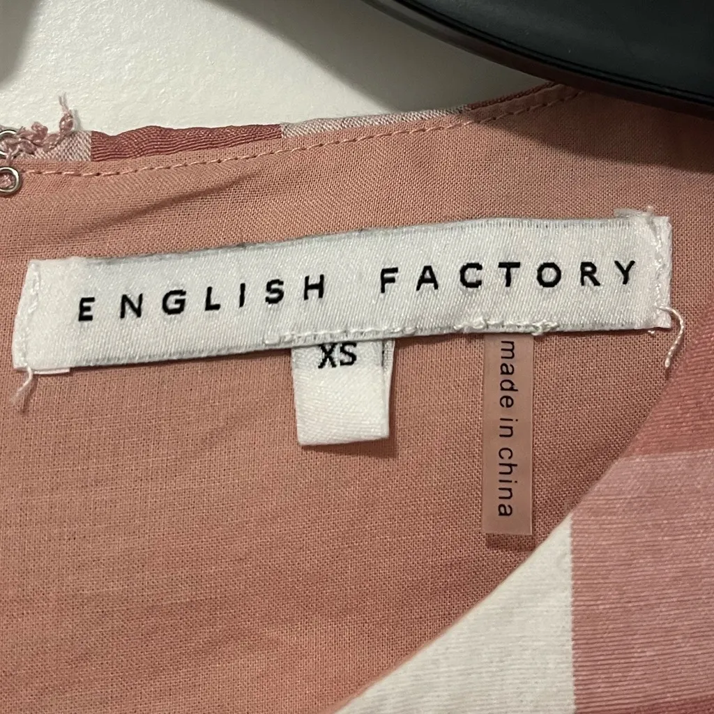 English Factory Gingham Mini Dress - Image 8