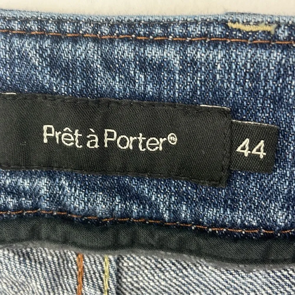 Pret a Porter Women’s Jeans Mid rise Straight Leg size 14 EU 44 Blue - Image 9