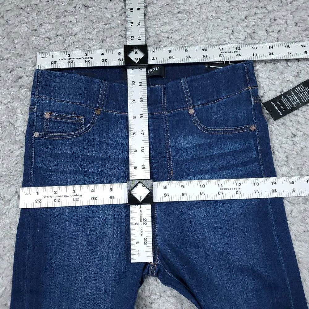 Liverpool Chloe Bermuda Pull On Stretch Jean Shorts Size 2 26 Blue Rolled - Image 8