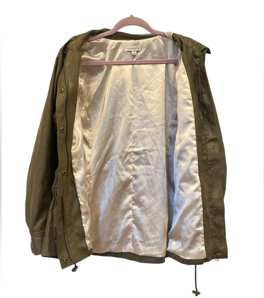 jacket size L olive green - Image 5