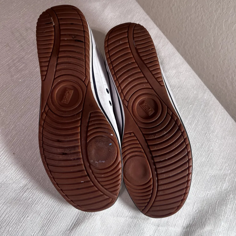 Keds Spirit Leather Sneakers white womens 7.5 walking comfort tennis shoes - Image 7