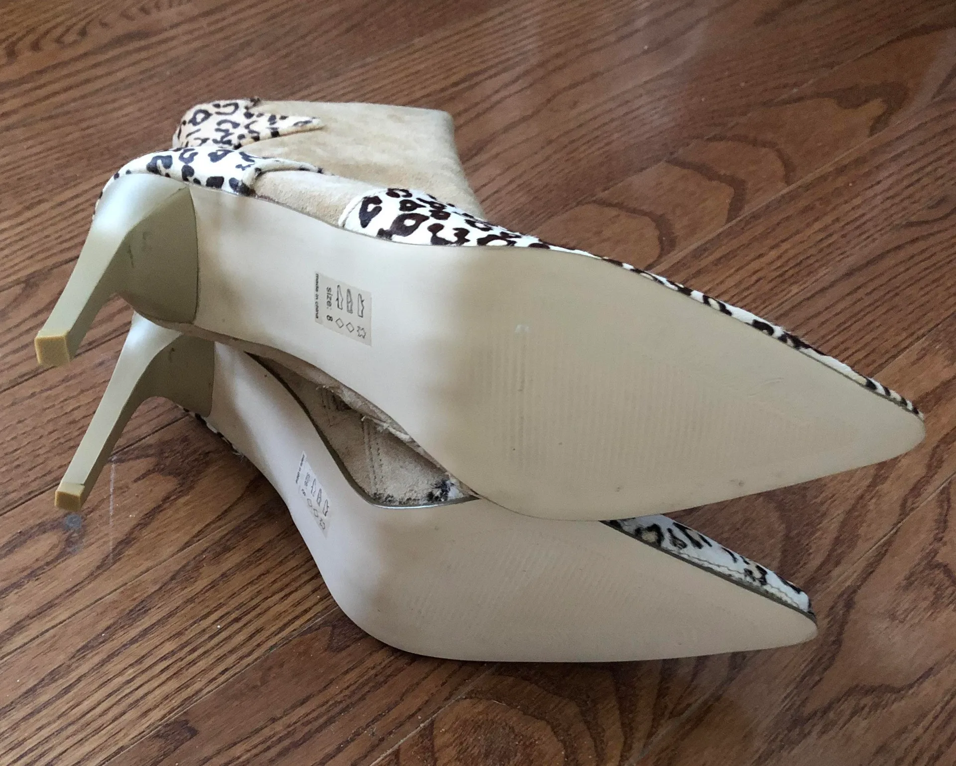 Michael Antonio Jeton Booties in Camel/Leopard  - Image 4