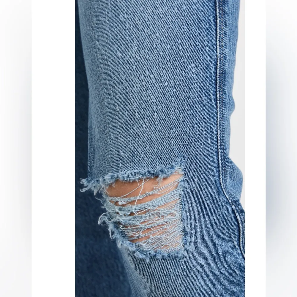 FRAME Le Sylvie Slender Straight Ankle Jeans Lomina Rips Size 25 NEW - Image 7