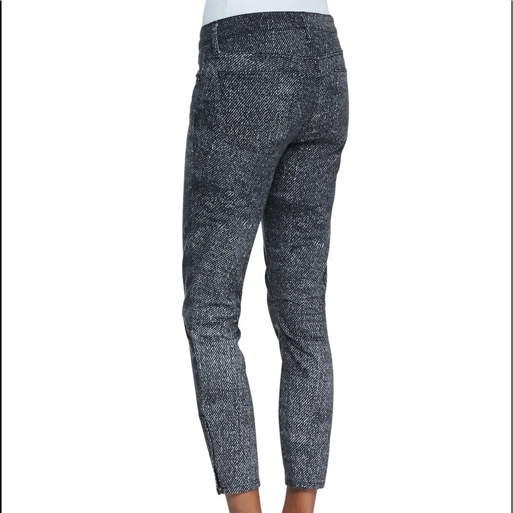 Helmut Lang Sediment Printed Cropped Denim Jeans - Image 4