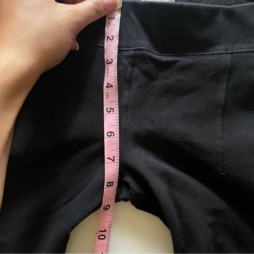 Helmut Lang  Cocoon Cotton-Blend Black Legging- Size Small - Image 8