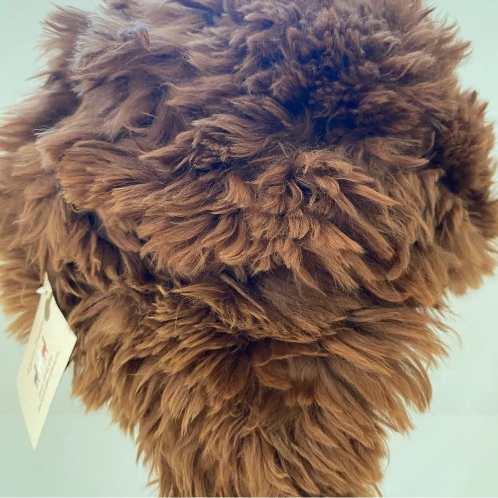 NEW 100% Alpaca brown trapper hat - Image 6