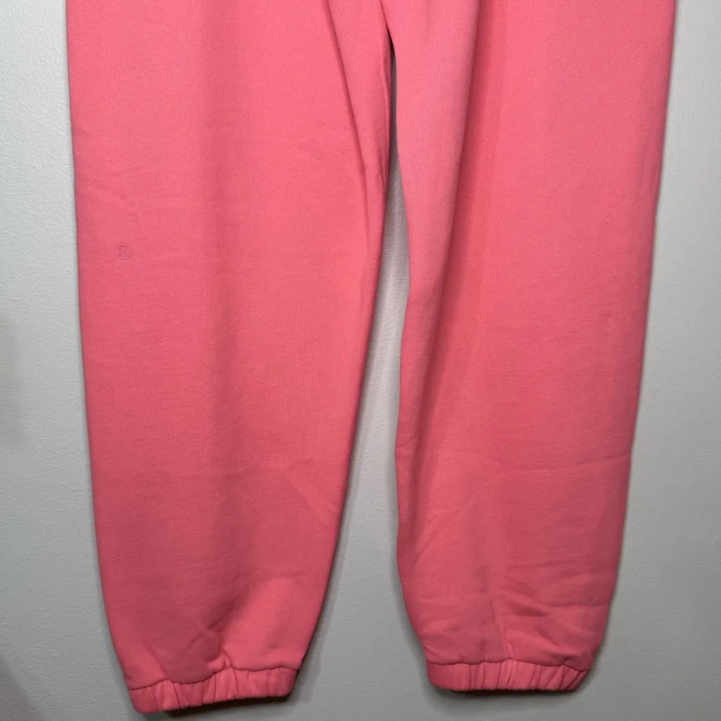 Lululemon Scuba Oversized Fit Fleece Jogger Pants Sakura Pink Large NWT - Image 9