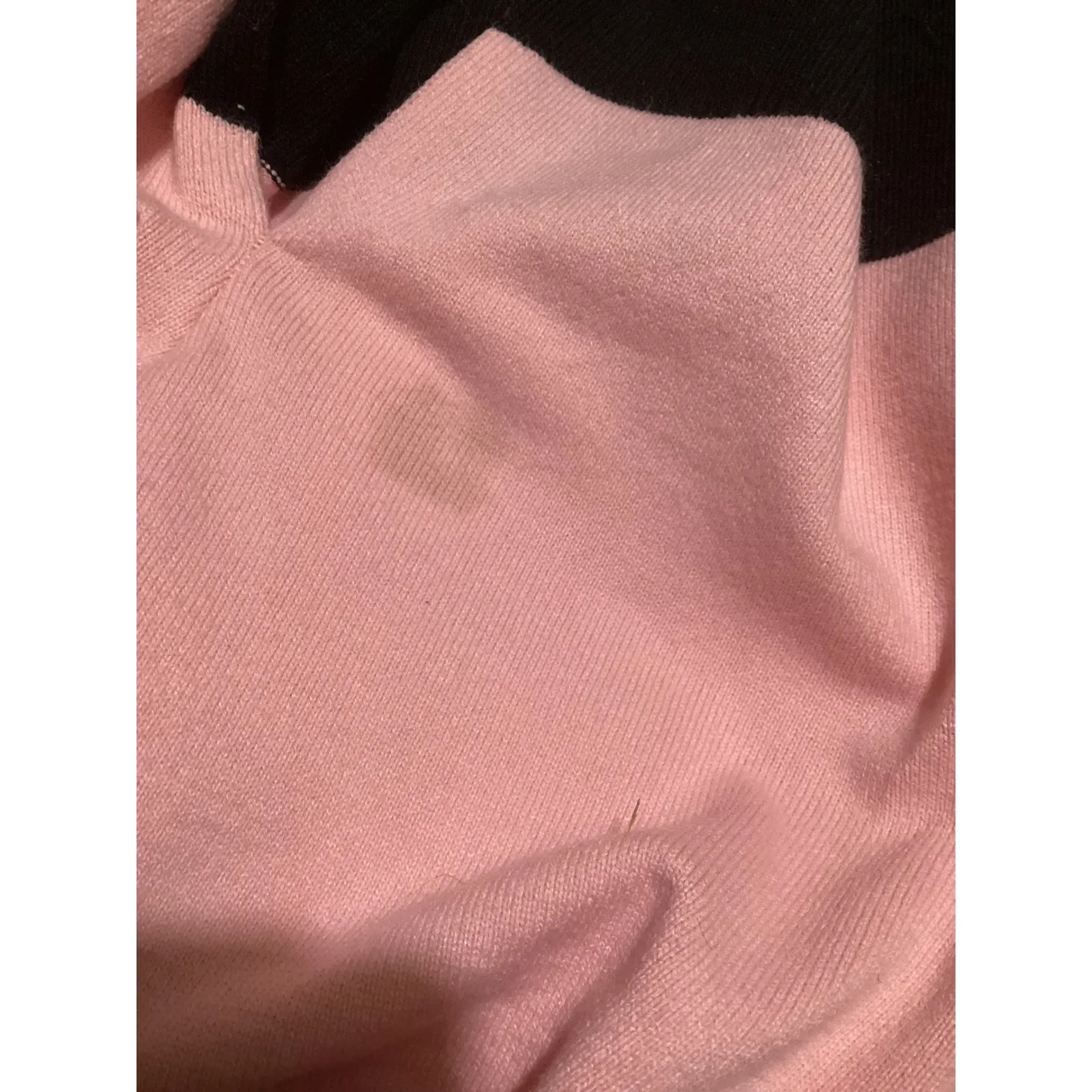 Juicy Couture Pink Black Heart Logo Crewneck Sweatshirt Sweater M - Image 5