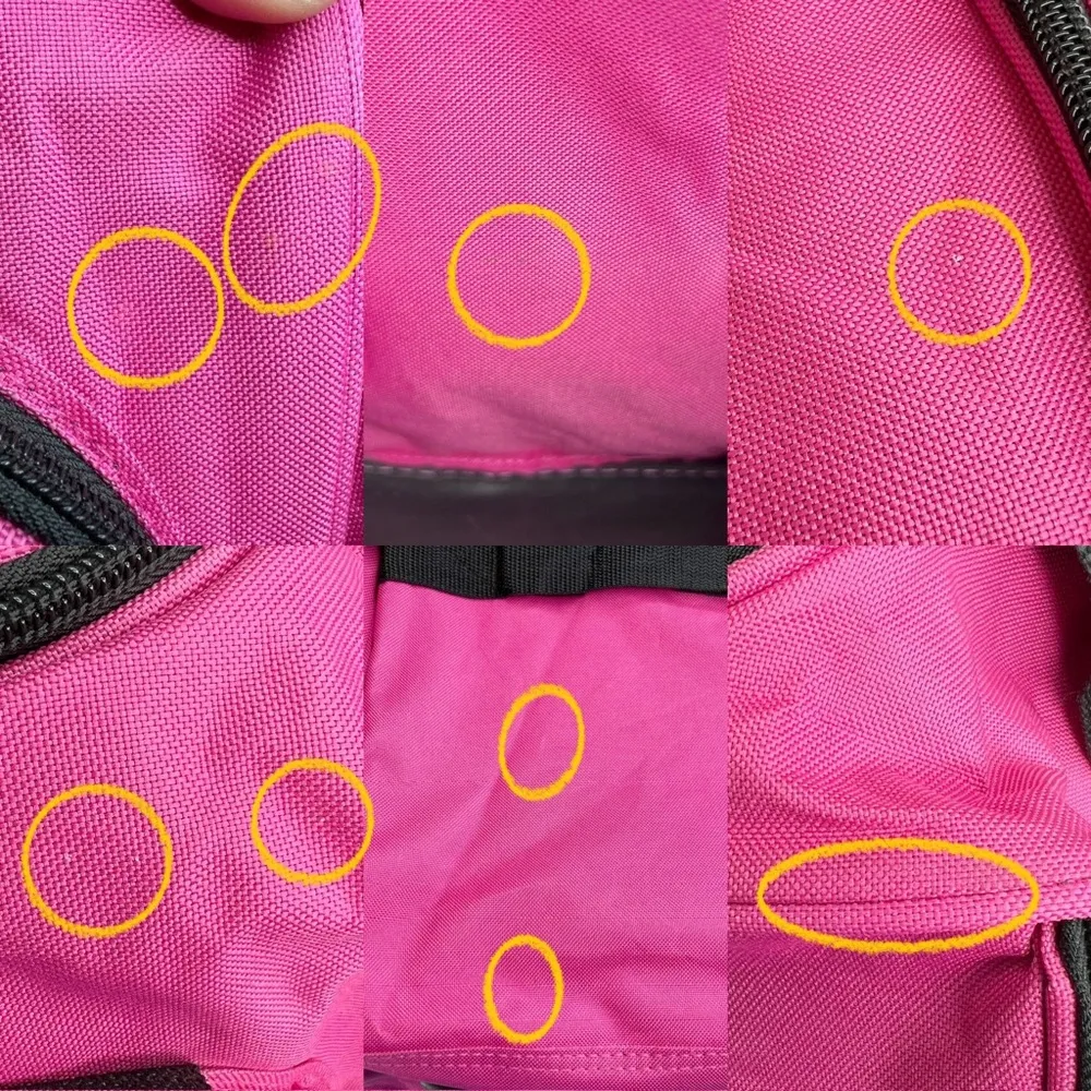 NWT Totes Isotoner Bright Pink Travel Carry On Duffle Bag Luggage Black - Image 16