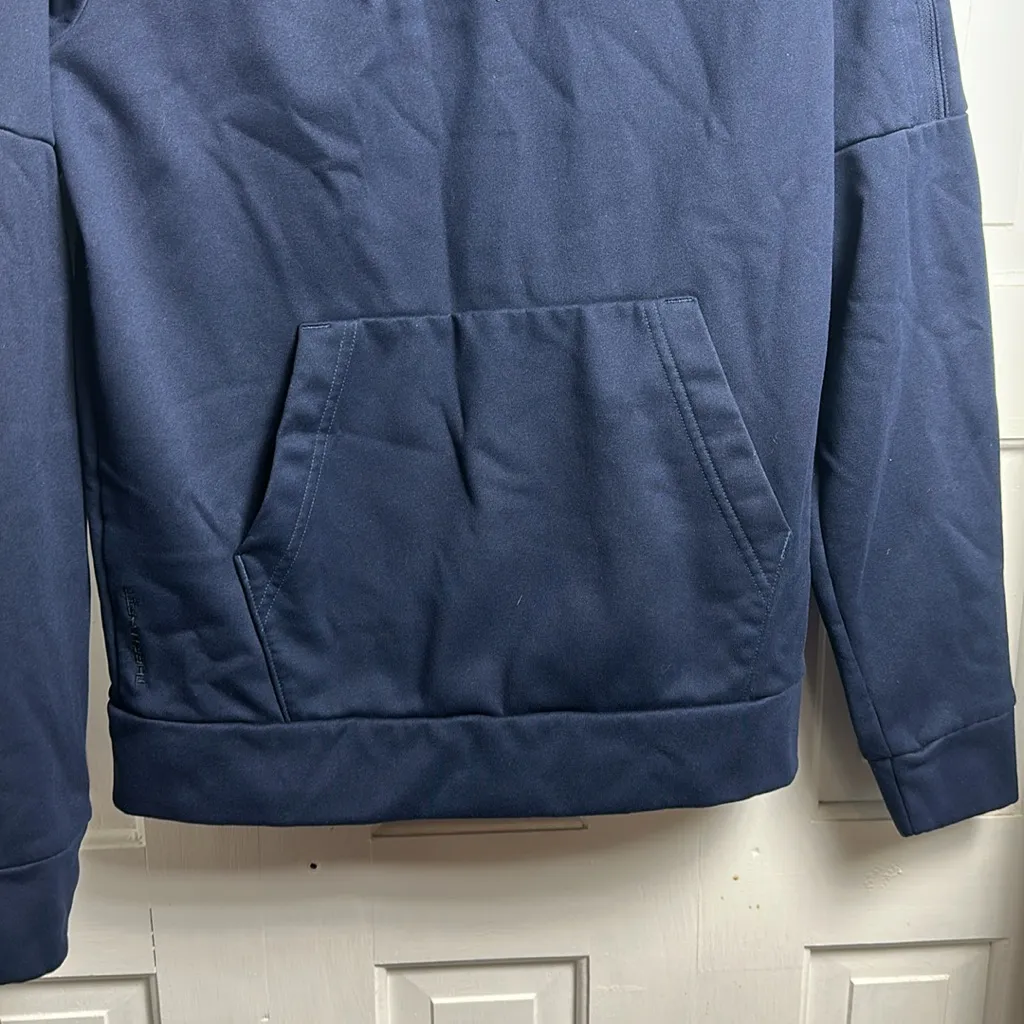 Nike Therma FIt Pull Over Hoodie Navy Blue Size Small - Image 6