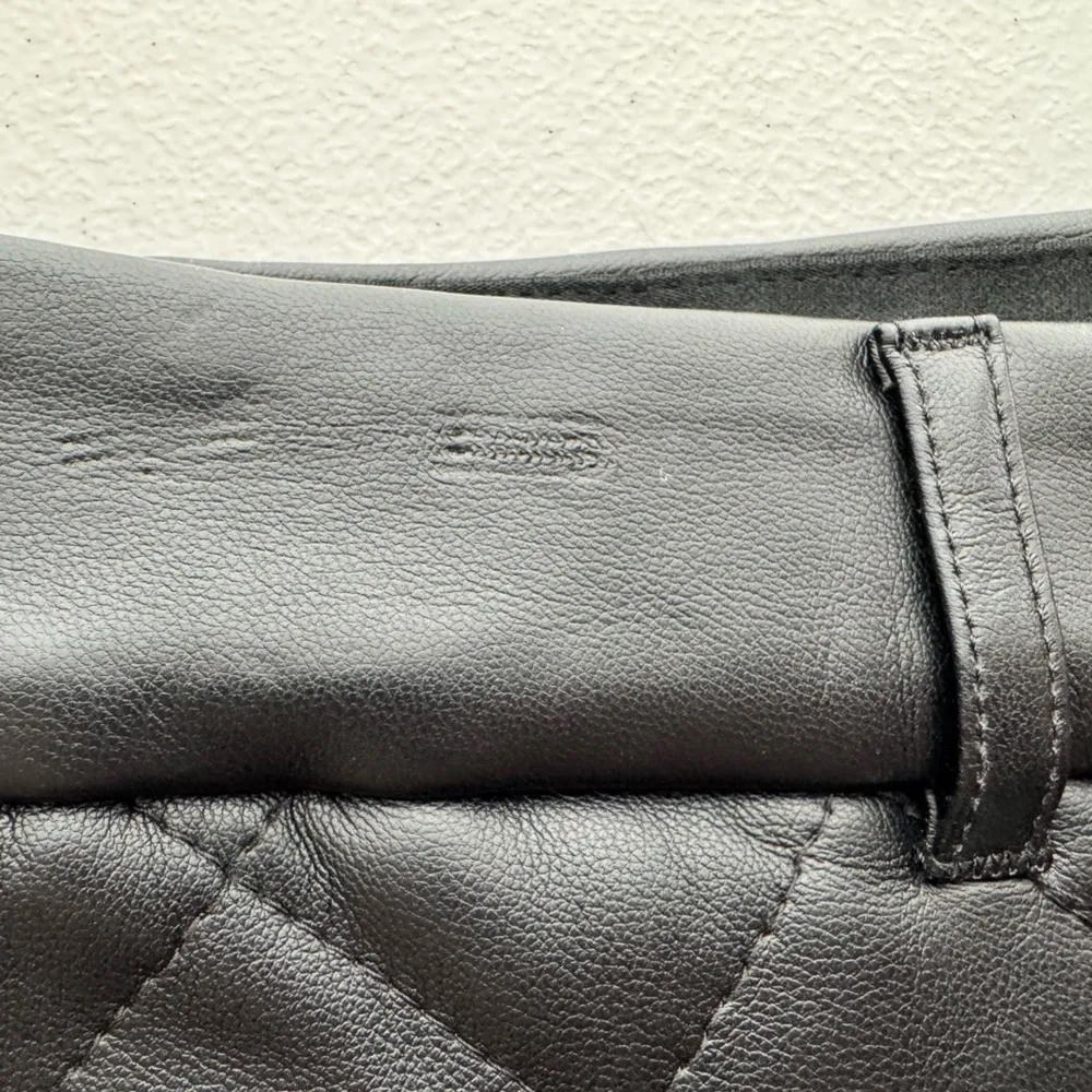 EXPRESS NWT  Faux Leather Quilted Shorts - Image 8