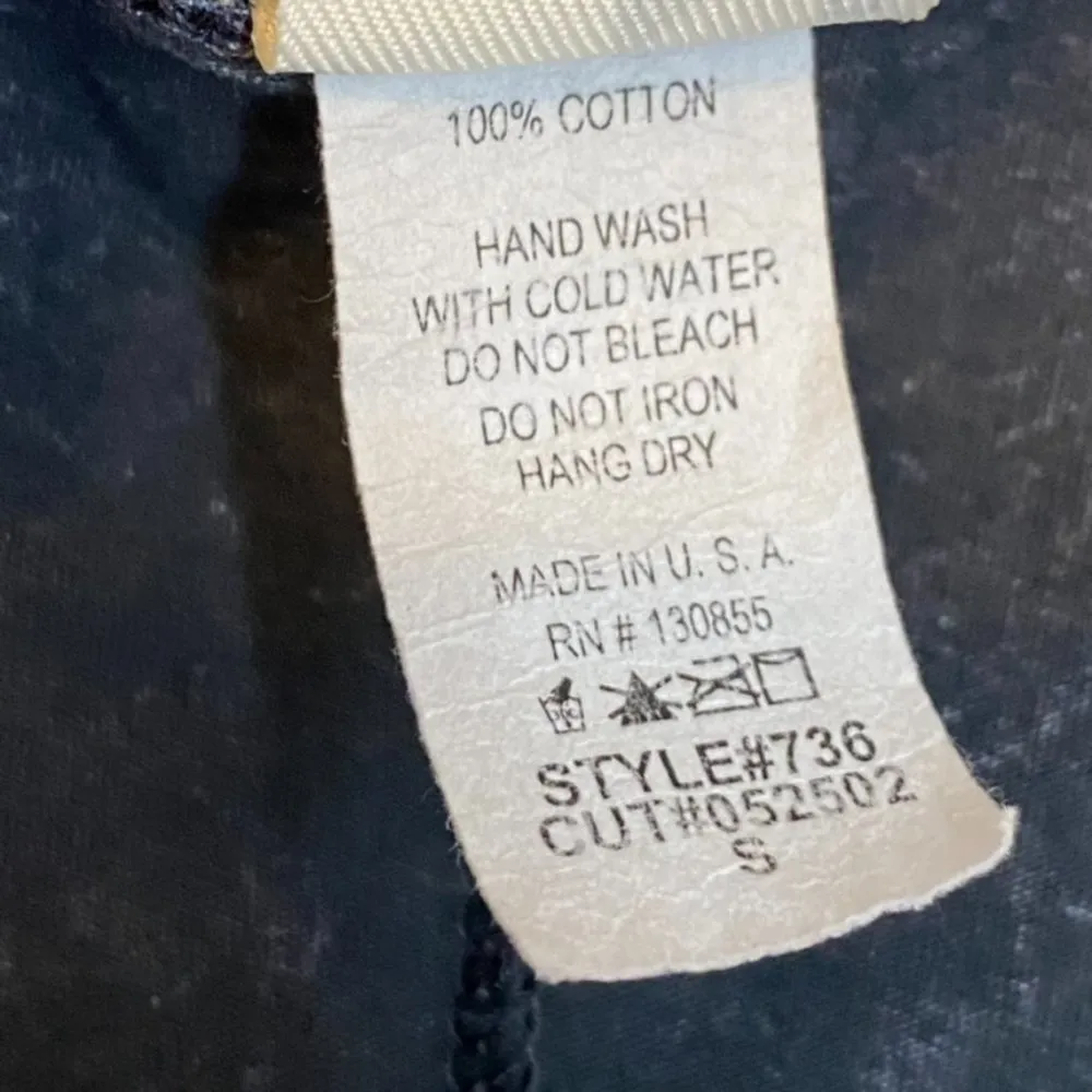 American Age Acid Wash Fringe Midi Dress Sleeveless Dark Gray Size Small - Image 8