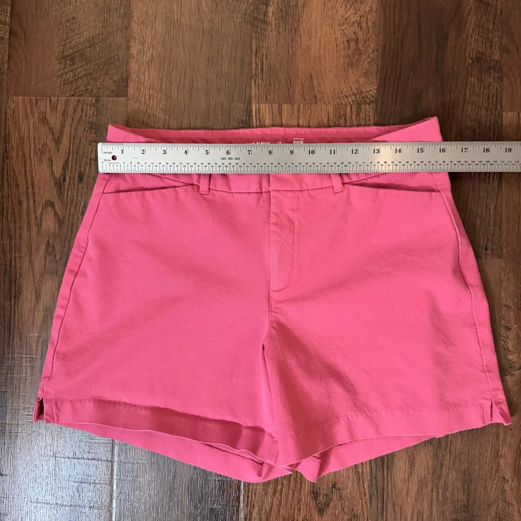 OLD NAVY High-Rise Pixie Secret-Smooth Pockets, pink shorts, size 12 - Image 5