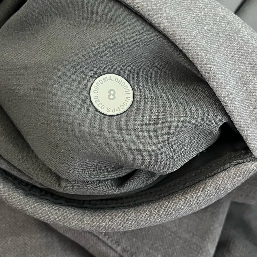 Lululemon Here to There High-Rise 7/8 Pant Crosshatch Magnet Grey Size 8 Stretch - Image 6