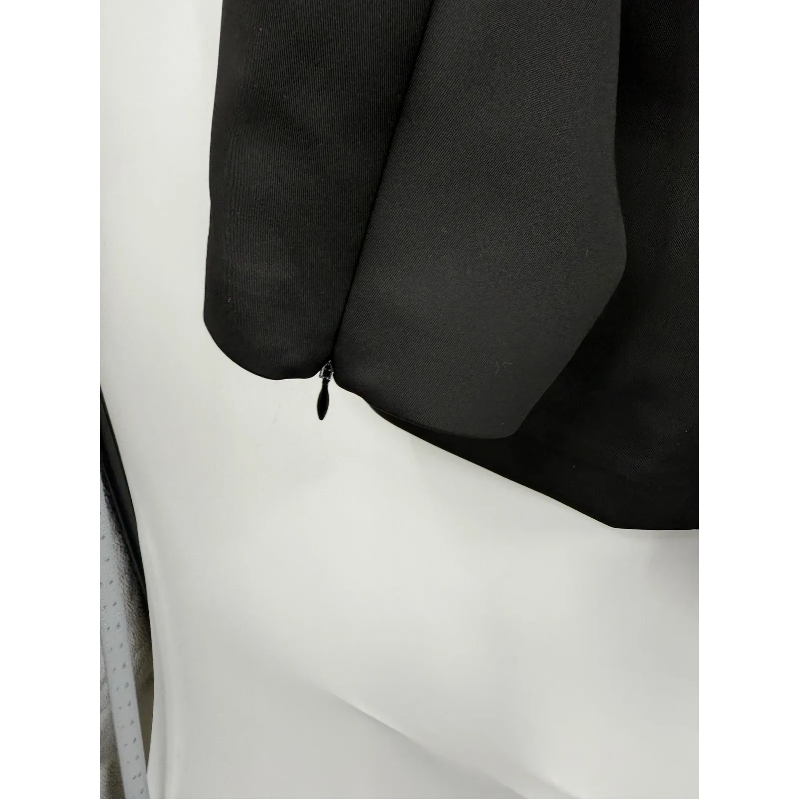 Good American Black One Button Scuba Blazer Jacket Size 2XL - Image 9