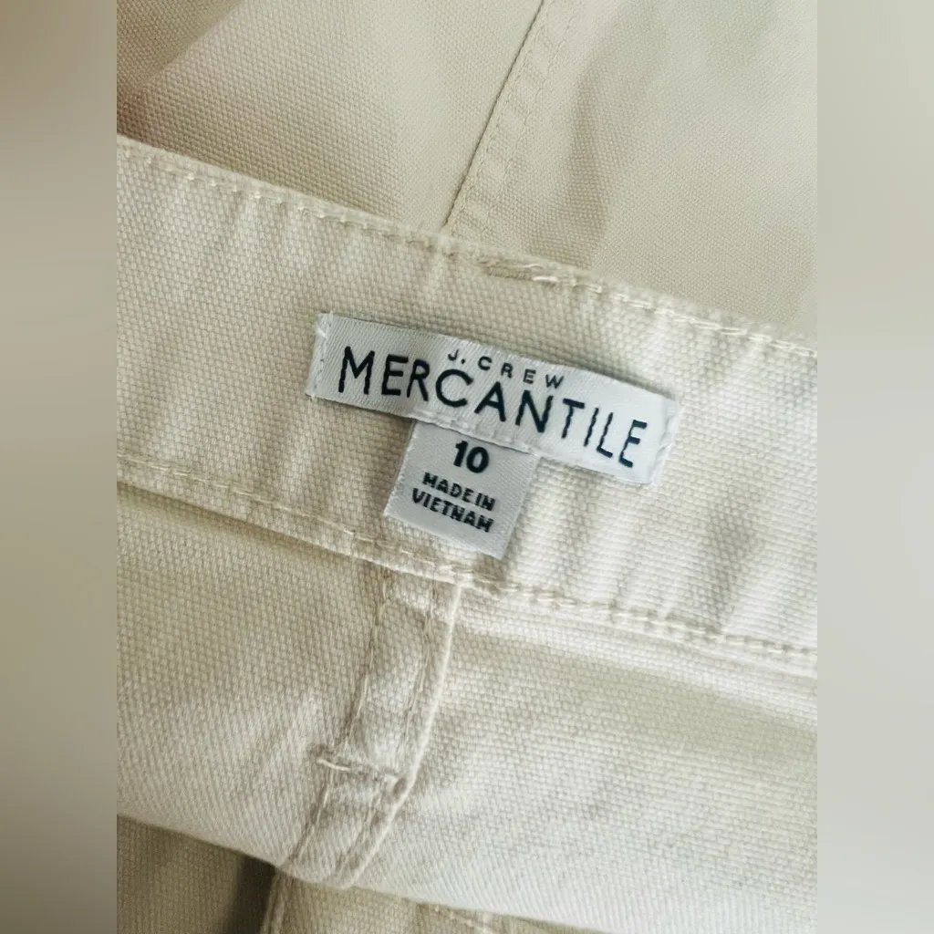 J.Crew mercantile skirt size 10 NNT women’s mini skirt ivory cream color - Image 5