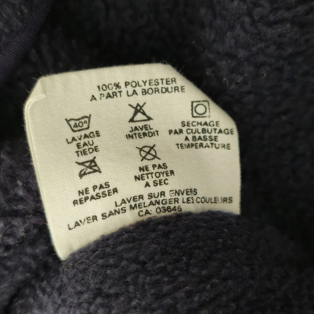 Vtg Patagonia Synchilla Blue Fleece Jacket Womens Size 10 Full Zip 90s USA Retro - Image 8