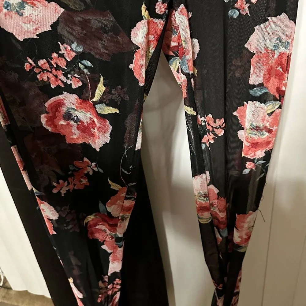 Arabella Mesh halter jump suit Size M - Image 4