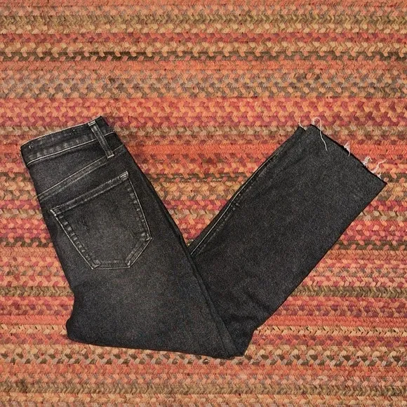 AND NOW THIS BLACK GREY RIPPED KNEE SKINNY JEANS Size 27 - Image 2