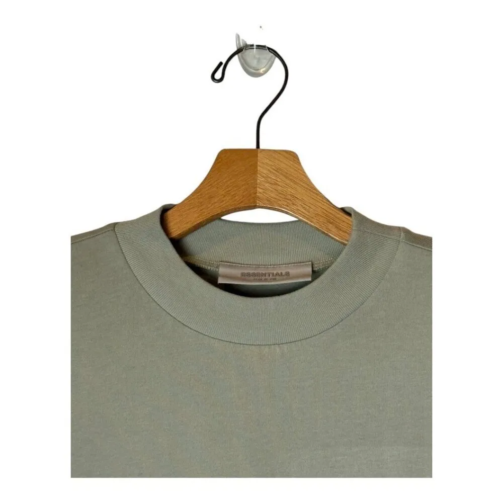 Fear Of God Essentials Shirt Women Small Seafoam Green Crew Neck Tee‎ Streetwear - Image 4