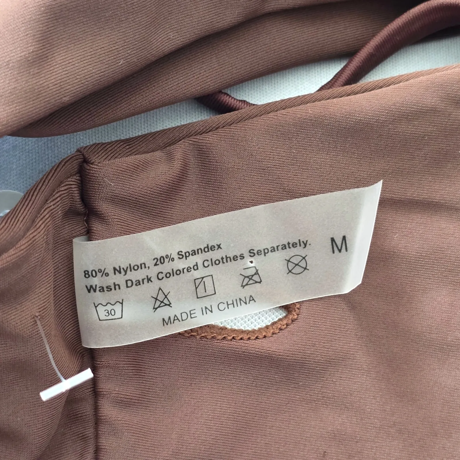 Y2K Coquette Barbie Cottage Brown Mermaid Retro Swimwear Bikini Top Medium - Image 8