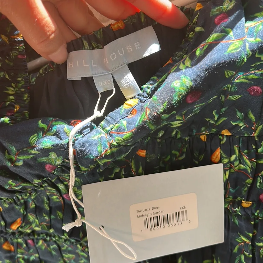 Hill House Lucia Nap Dress Midnight Garden - Image 5