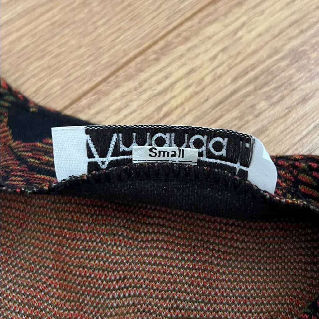 Vintage Amanda T Leaf Floral Vest Small Fall Autumn - Image 4