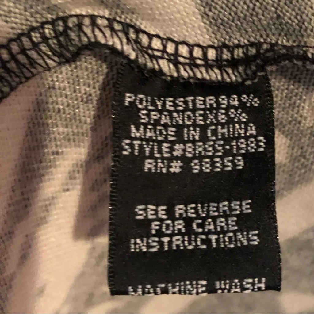 Rhapsody southwest pattern design sweater dress w/ cowl neckline Black & White - Image 4