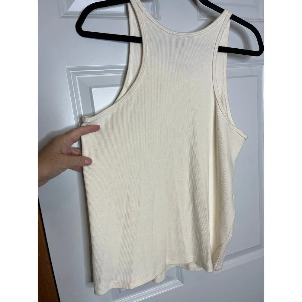 Allbirds NEW The Ribbed Tank Cream Color Their Size XXXL FITS MORE LARGE - Image 4