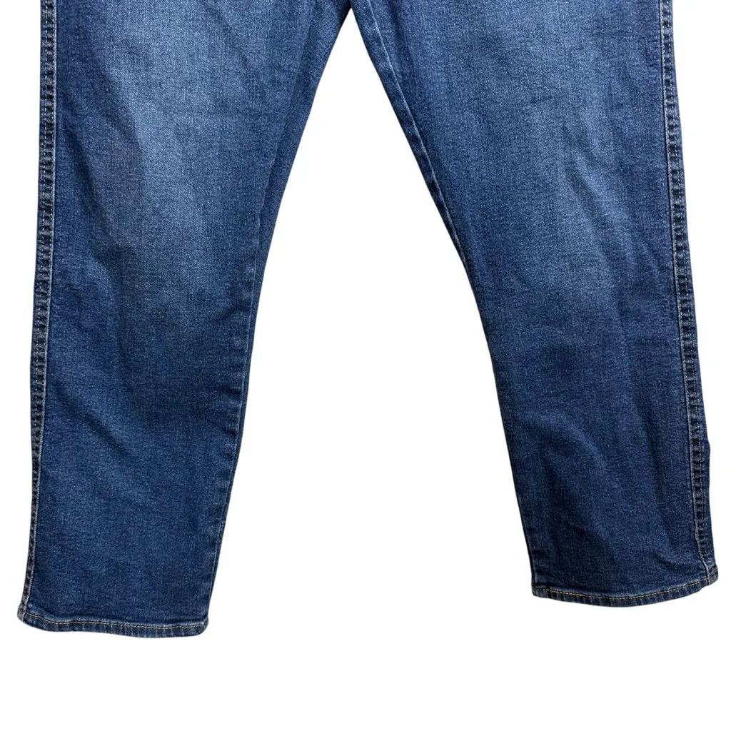 Signature Levi Strauss High Rise Straight Jeans Women’s Size 16 W33 Blue Denim - Image 3