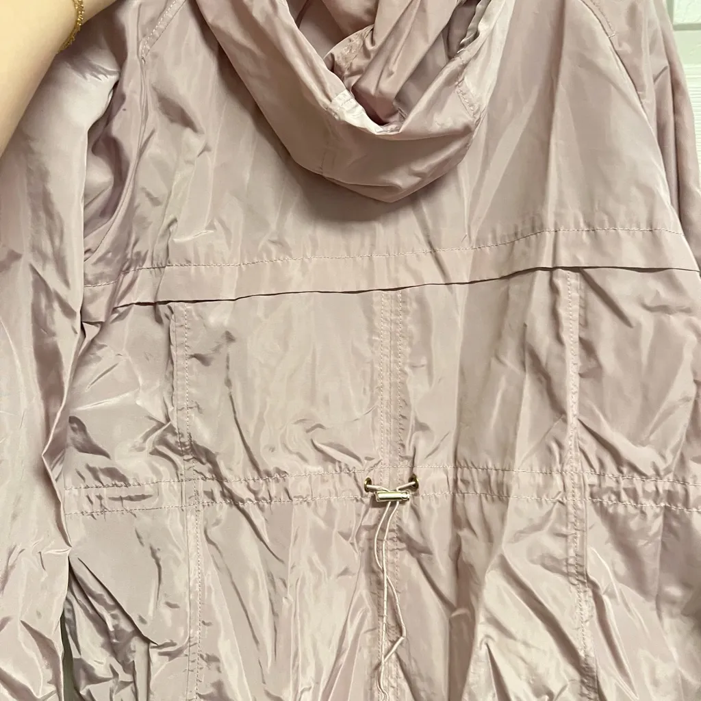 Women's Light Pink Hooded Jacket - Image 9